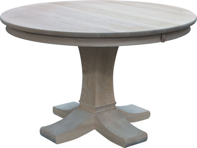 CARDINAL WOODCRAFT KUBLAI KAHN SINGLE PEDESTAL TABLE