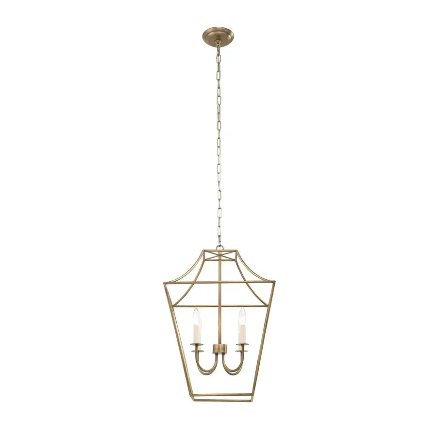 RENWIL VERSAILLES CHANDELIER BRASS FRAME LPC4508