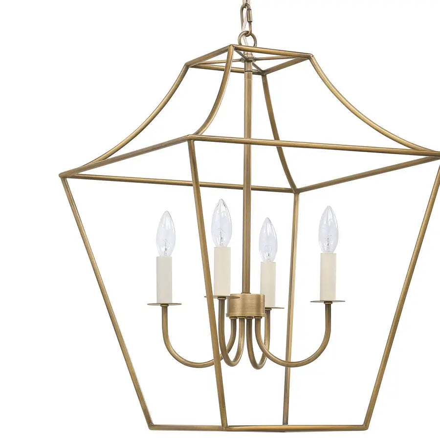 RENWIL VERSAILLES CHANDELIER BRASS FRAME LPC4508