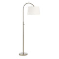 RENWIL MOULTON FLOOR LAMP NICKEL LPF3252EV