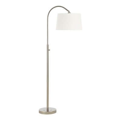 RENWIL MOULTON FLOOR LAMP NICKEL LPF3252EV