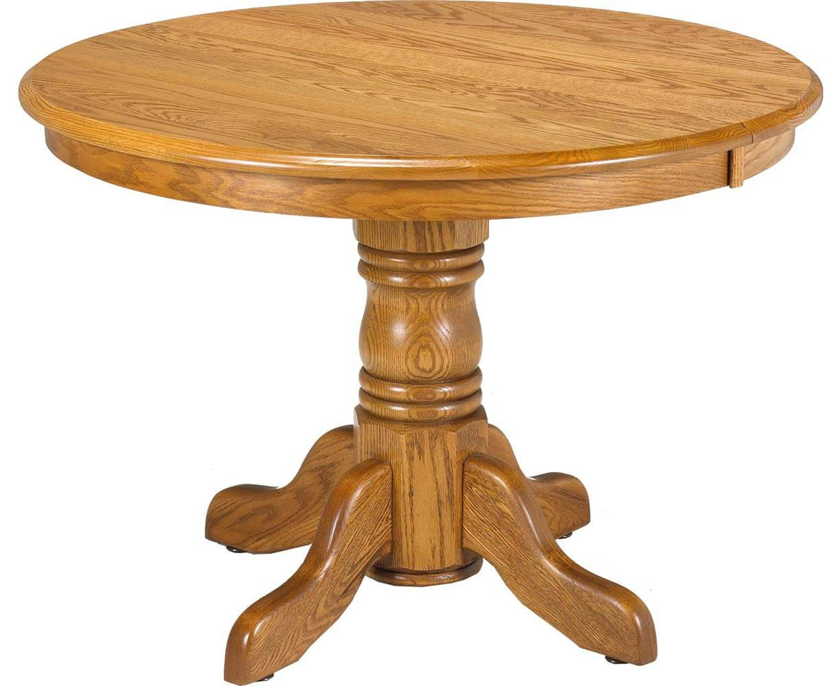 CARDINAL WOODCRAFT LANCASTER SINGLE PEDESTAL TABLE