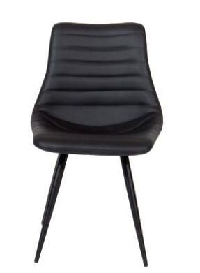 FURNISHINGS MATE LEE CHAIR BLACK SET OF TWO DC 342-BL-MB
