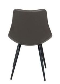 FURNISHINGS MATE LEE CHAIR GREY SET OF TWO DC 342-GR-MB