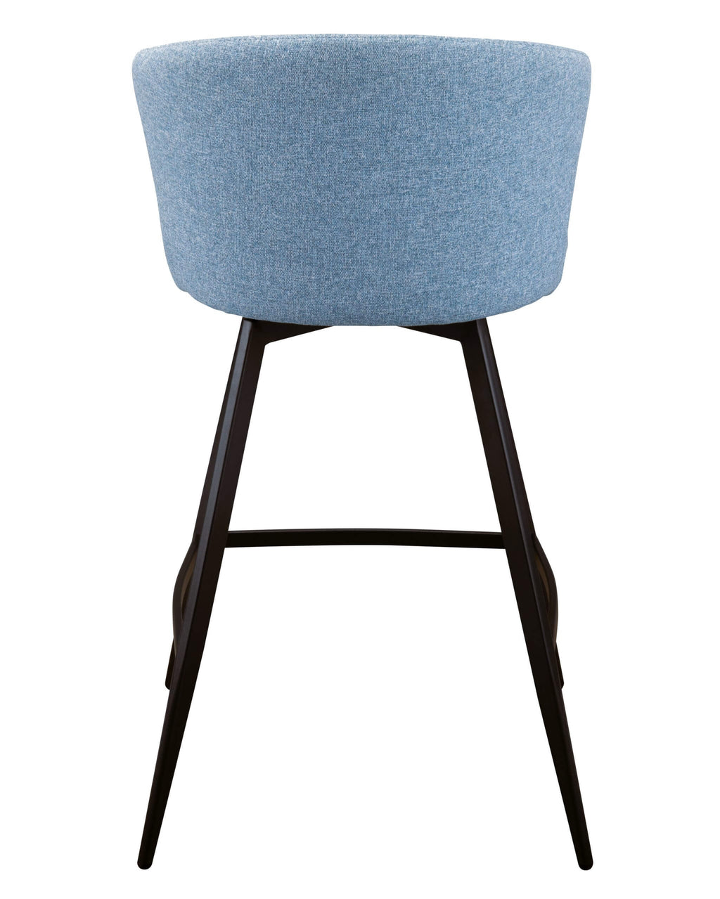FURNISHINGS MATE LEONARD COUNTER STOOL SET OF TWO CS 6426-AQ/AQB-MB