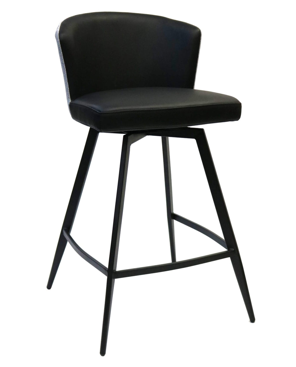 FURNISHINGS MATE LEONARD COUNTER STOOL SET OF TWO CS 6426-BL/PBB-MB
