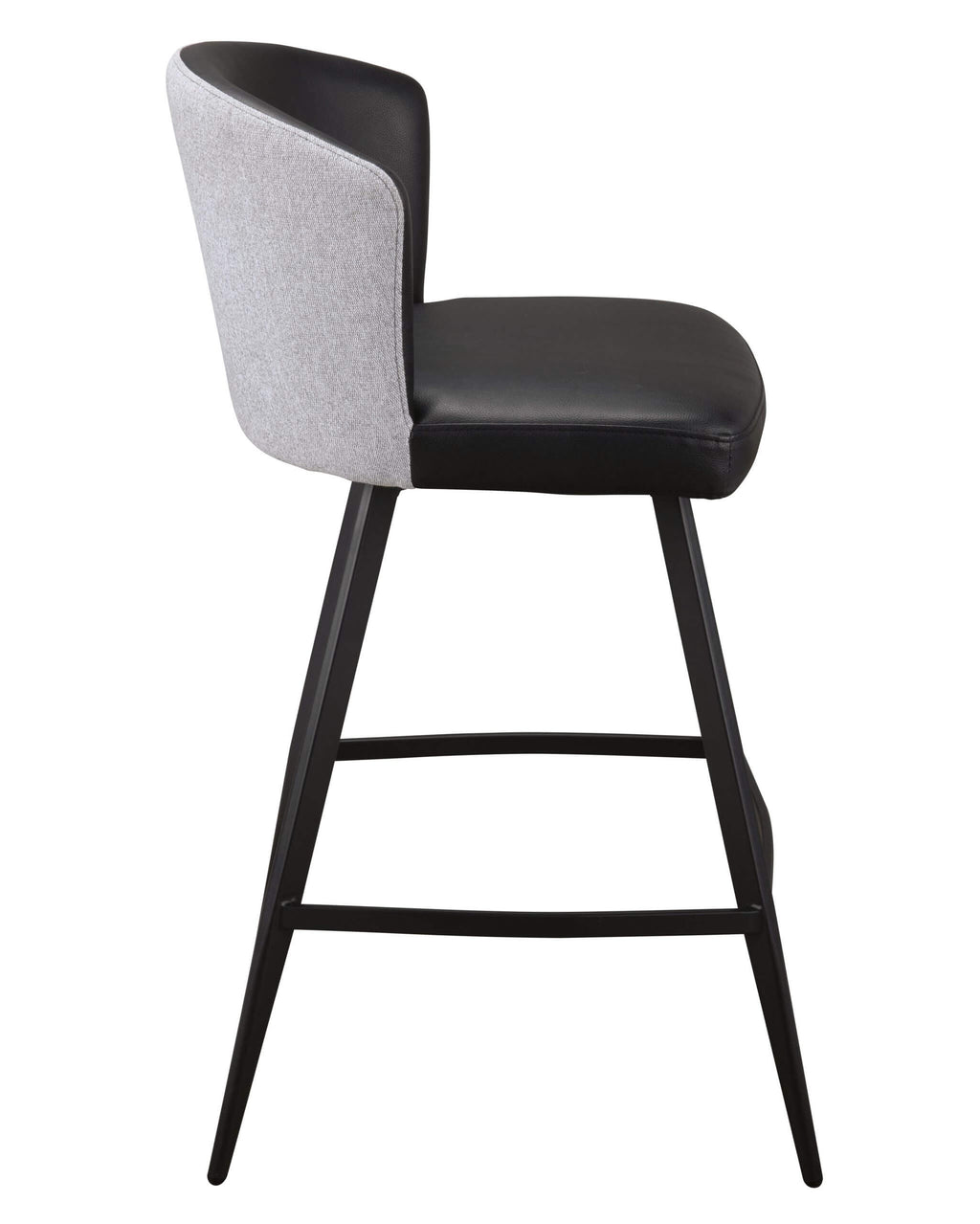 FURNISHINGS MATE LEONARD COUNTER STOOL SET OF TWO CS 6426-BL/PBB-MB