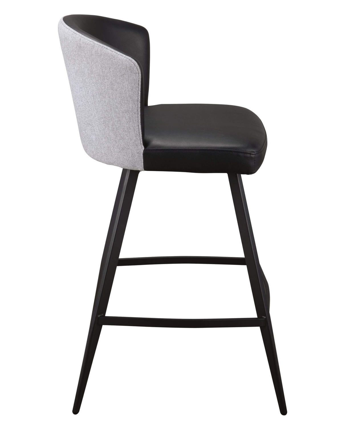 FURNISHINGS MATE LEONARD COUNTER STOOL SET OF TWO CS 6426-BL/PBB-MB
