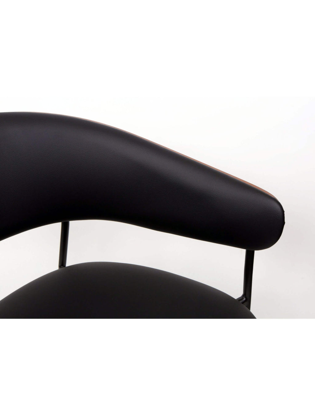 FURNISHINGS MATE LIAM CHAIR (SET OF TWO) BLACK  DC-2930-BL-MB