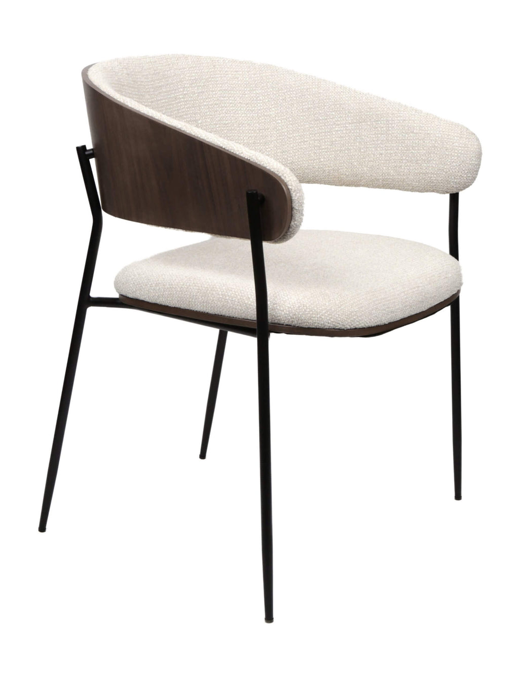 FURNISHINGS MATE LIAM CHAIR (SET OF TWO) BONE  DC-2930-BO-MB