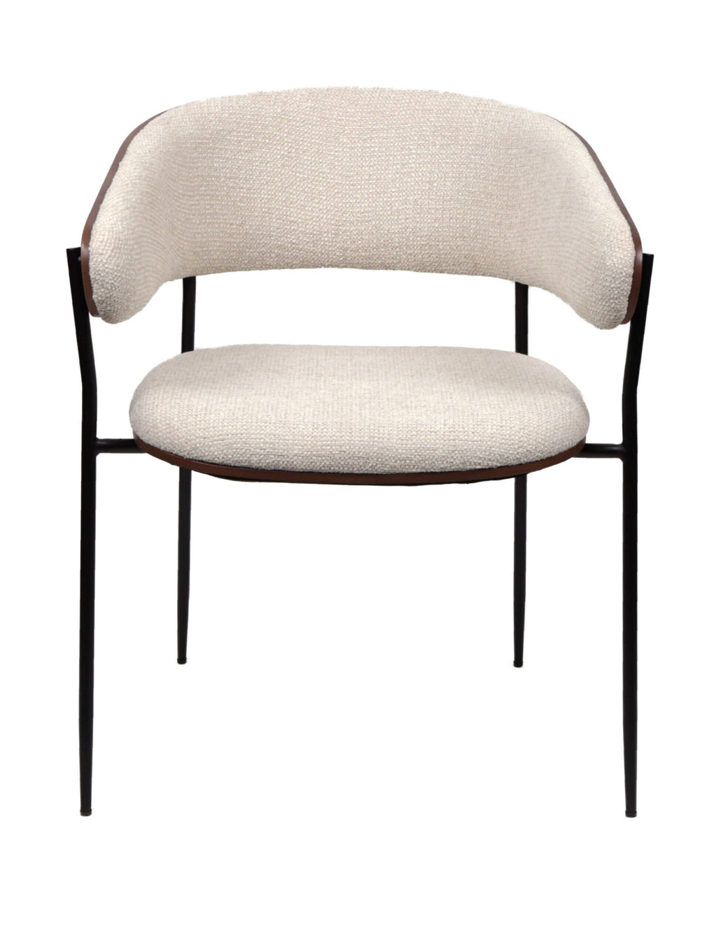 FURNISHINGS MATE LIAM CHAIR (SET OF TWO) BONE  DC-2930-BO-MB