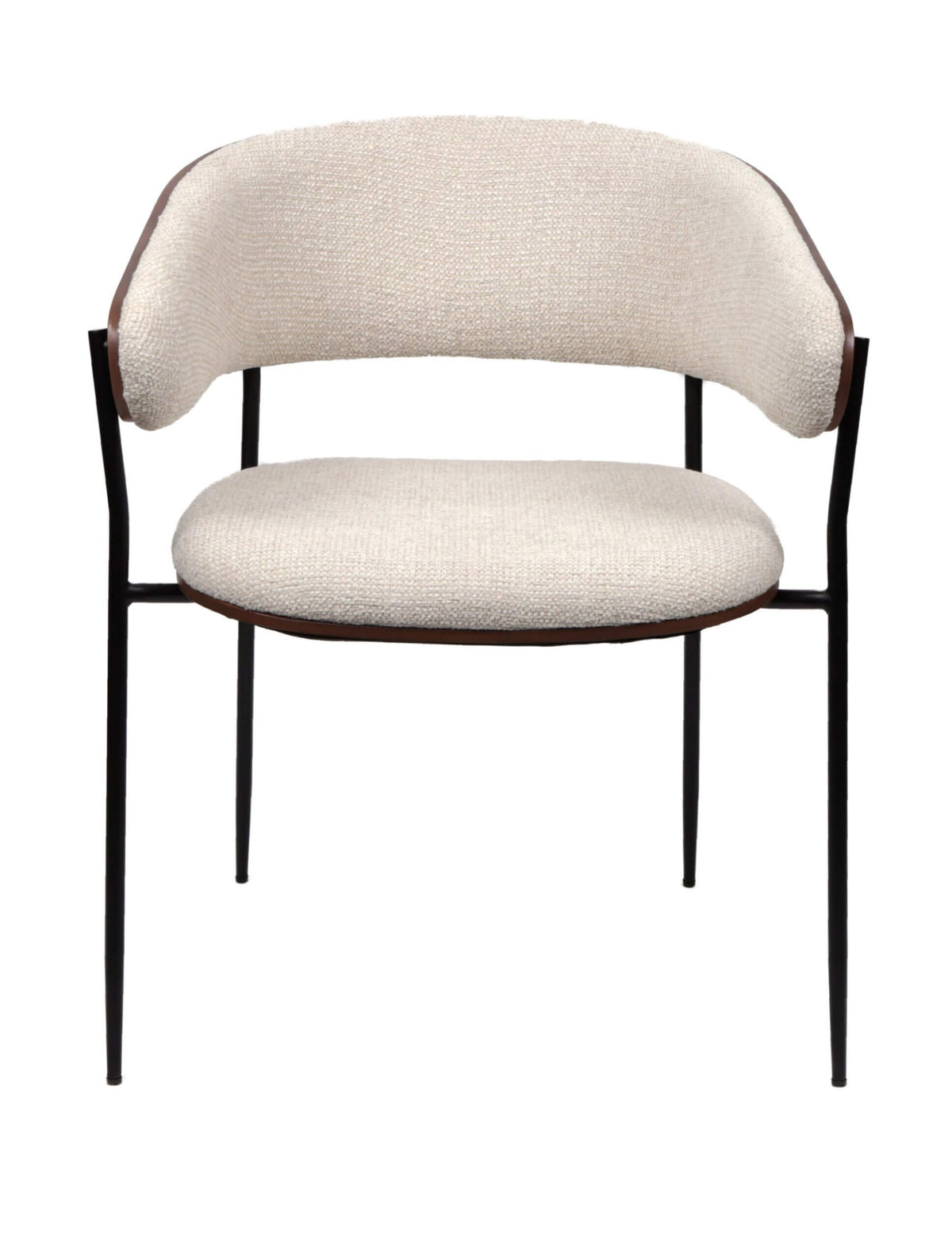 FURNISHINGS MATE LIAM CHAIR (SET OF TWO) BONE  DC-2930-BO-MB