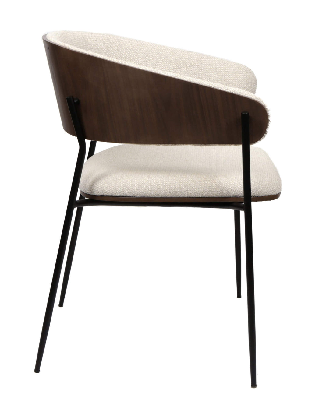 FURNISHINGS MATE LIAM CHAIR (SET OF TWO) BONE  DC-2930-BO-MB