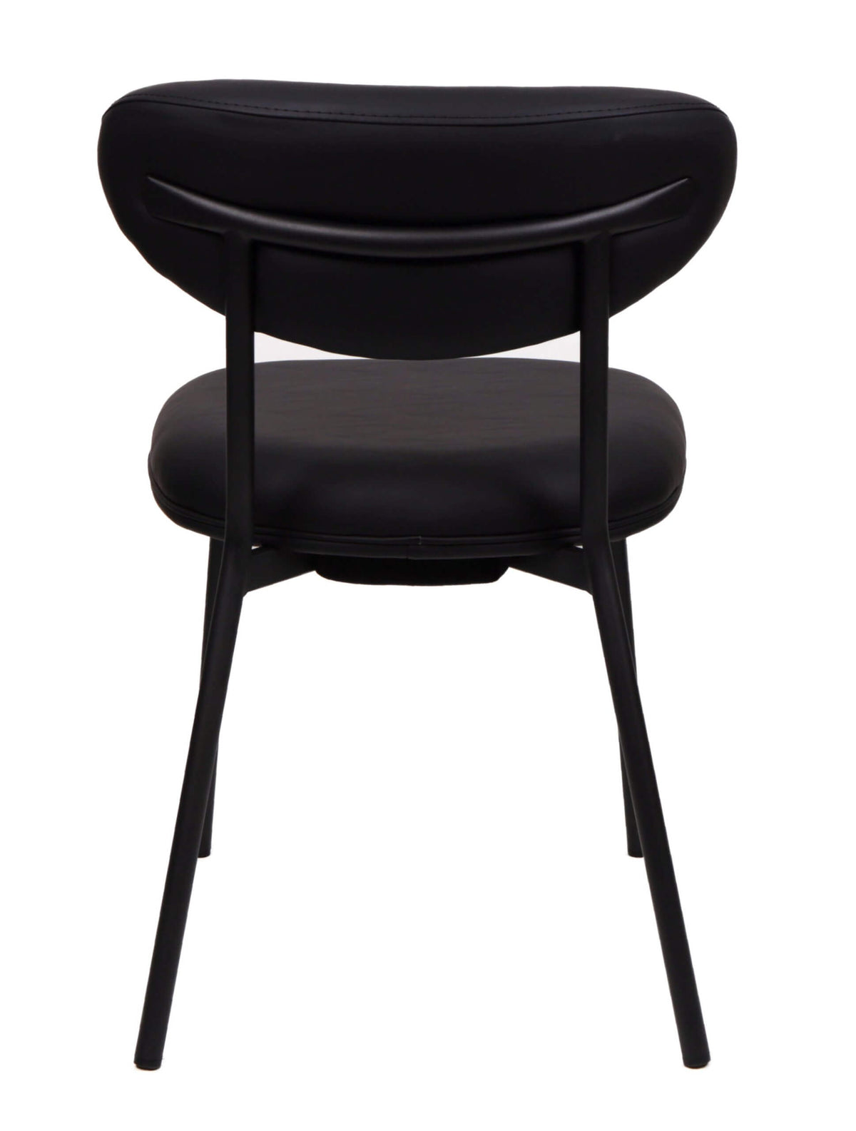 FURNISHINGS MATE LILA CHAIR (SET OF TWO) BLACK DC-2301-BL-MB