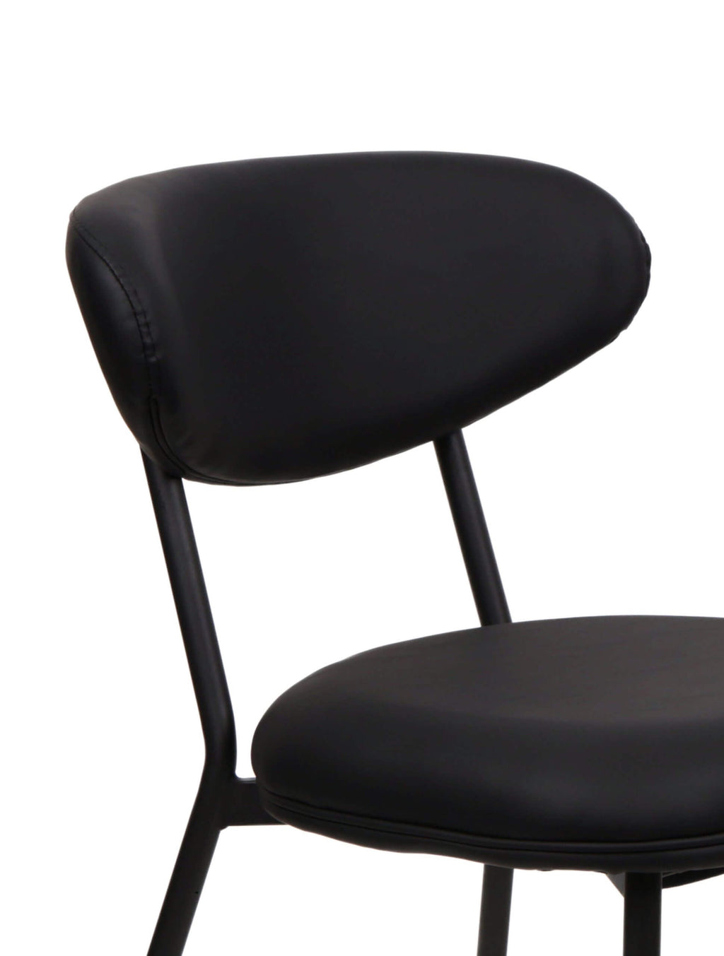 FURNISHINGS MATE LILA CHAIR (SET OF TWO) BLACK DC-2301-BL-MB