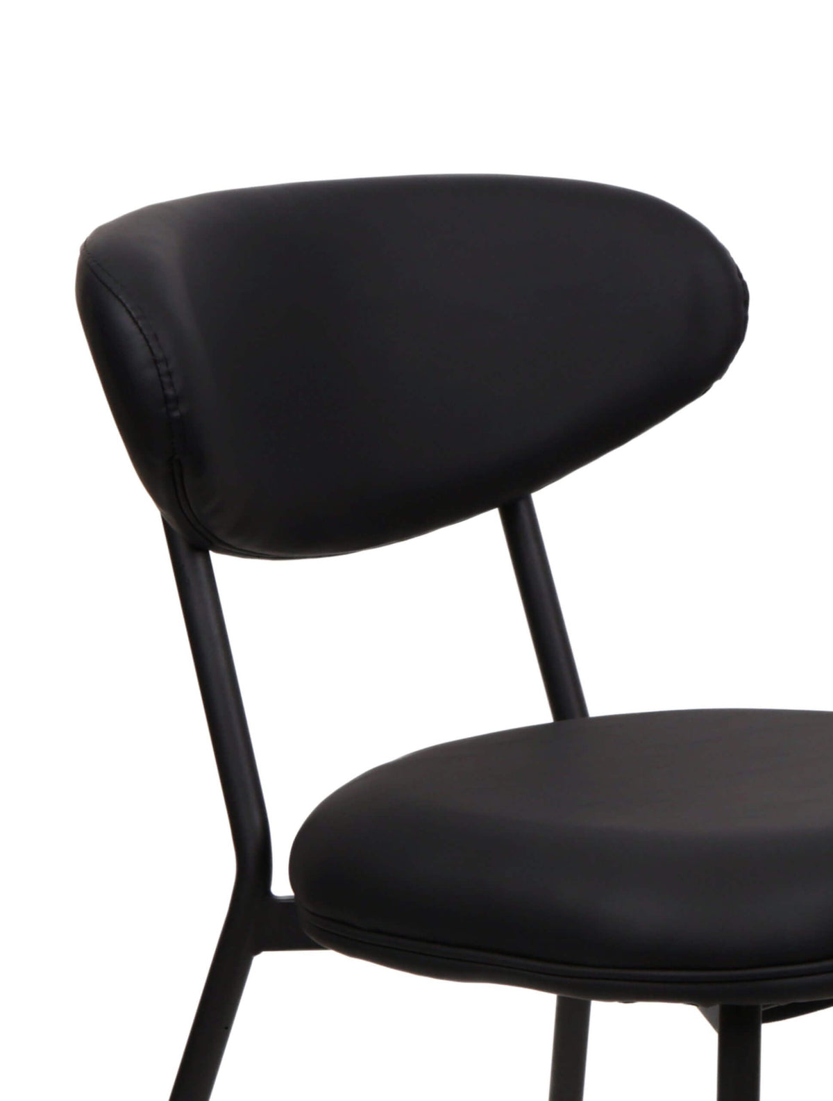 FURNISHINGS MATE LILA CHAIR (SET OF TWO) BLACK DC-2301-BL-MB