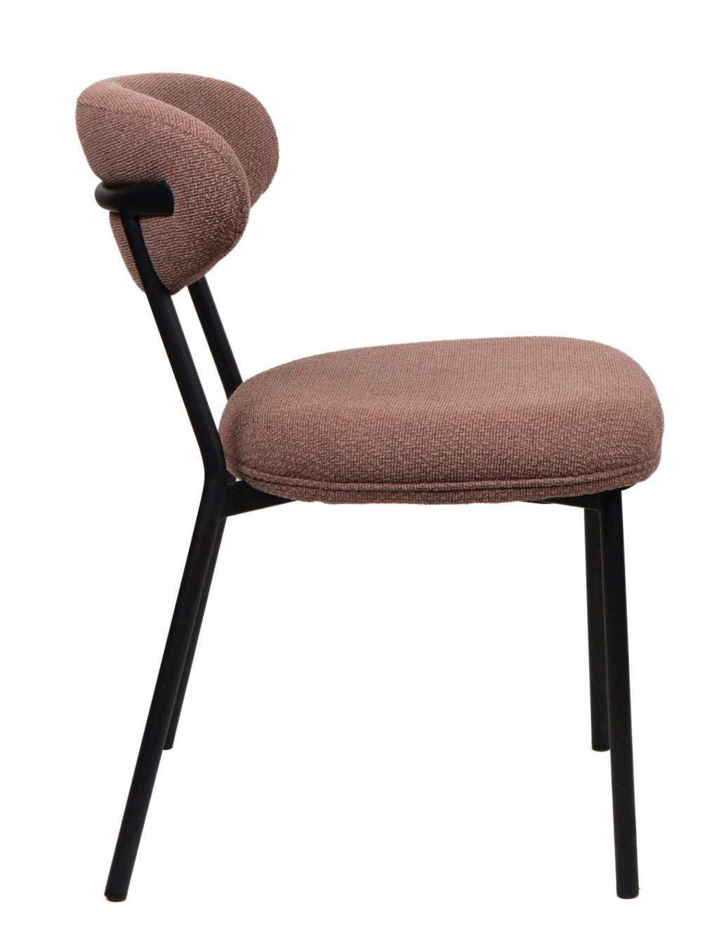 FURNISHINGS MATE LILA CHAIR (SET OF TWO)  MOKA DC-2301-MK-MB