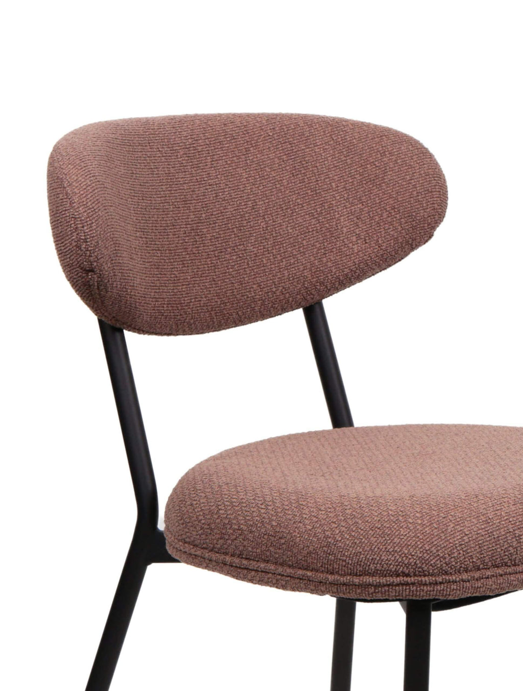 FURNISHINGS MATE LILA CHAIR (SET OF TWO)  MOKA DC-2301-MK-MB