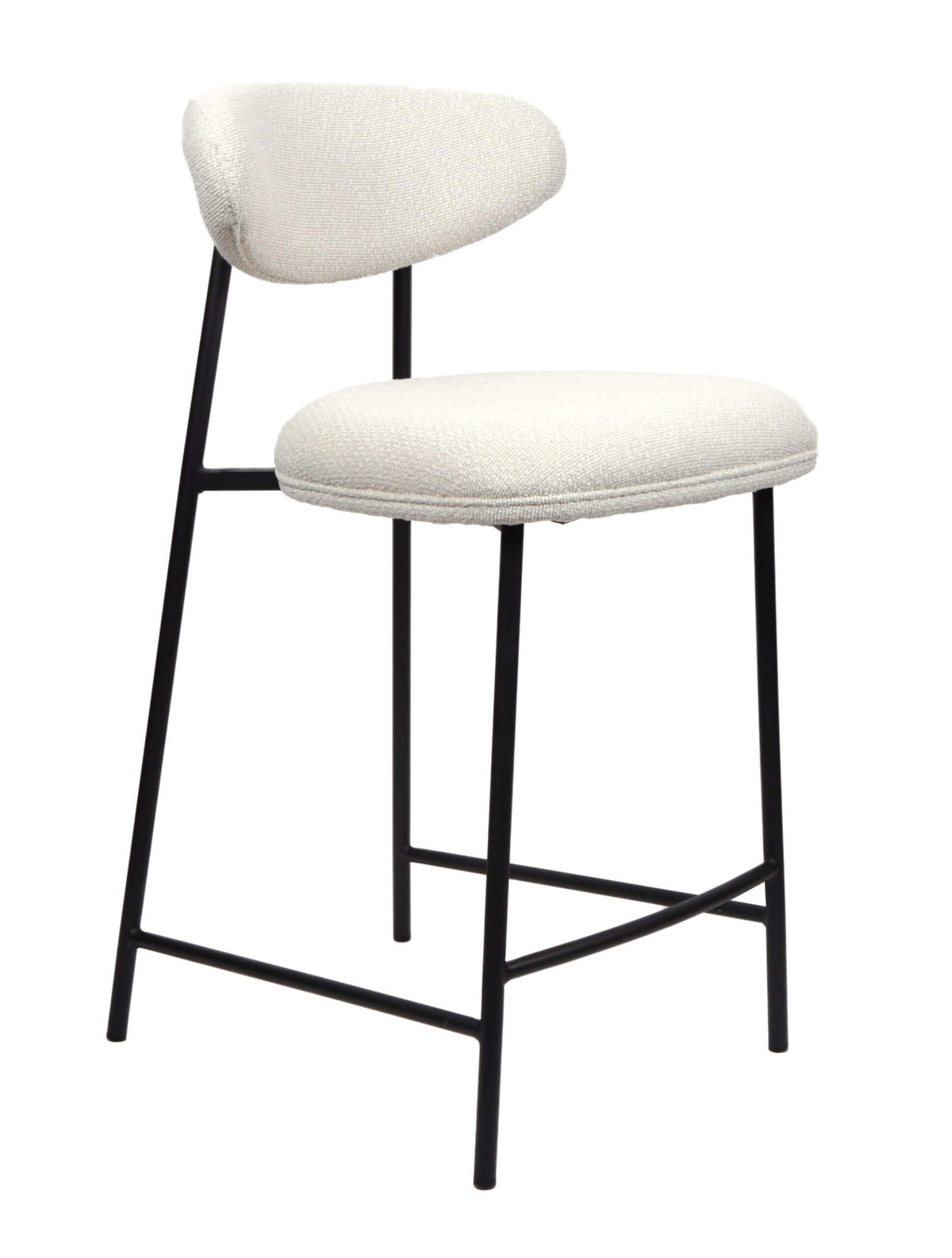 FURNISHINGS MATE LILA COUNTER STOOL (SET OF TWO) SAND CS-2301-SN-MB