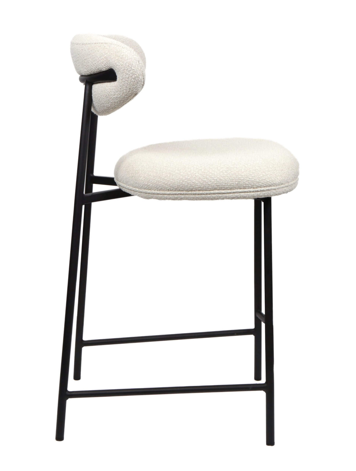 FURNISHINGS MATE LILA COUNTER STOOL (SET OF TWO) SAND CS-2301-SN-MB