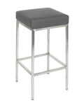 FURNISHINGS MATE LLOYD COUNTER STOOL SET OF TWO BS 038-GR-SS