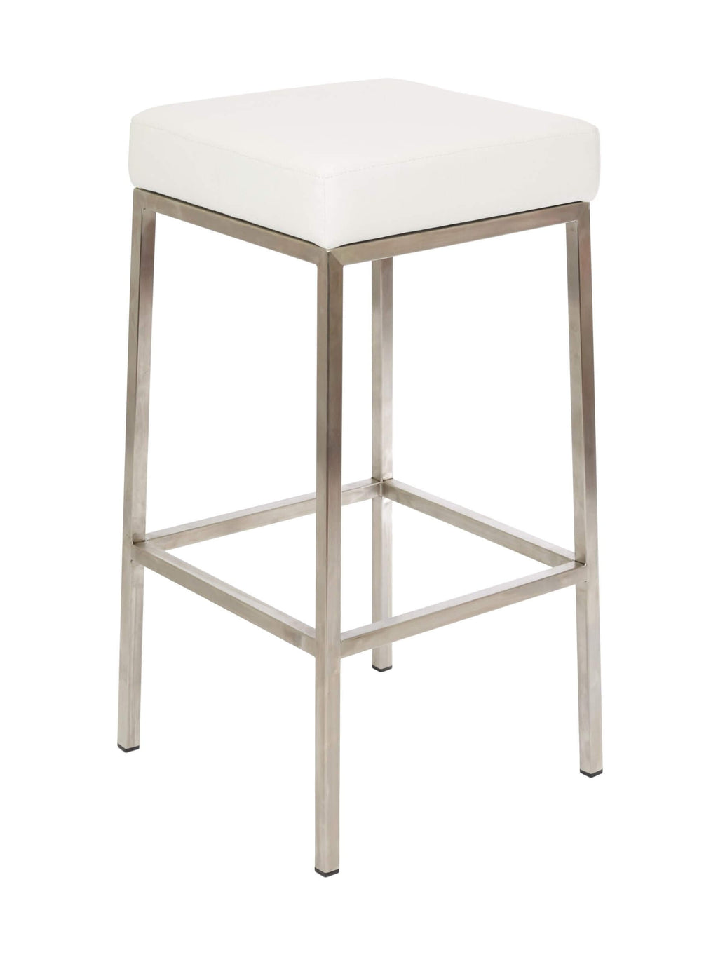 FURNISHINGS MATE LLOYD BAR STOOL WHITE SET OF TWO BS 038A-WH-SS