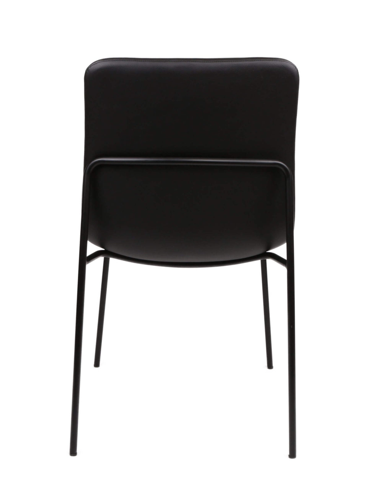 FURNISHINGS MATE LUCA CHAIR (SET OF TWO) BLACK DC-613-BL-MB