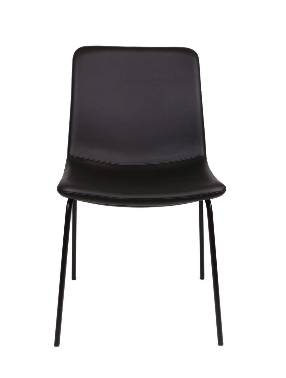 FURNISHINGS MATE LUCA CHAIR (SET OF TWO) BLACK DC-613-BL-MB