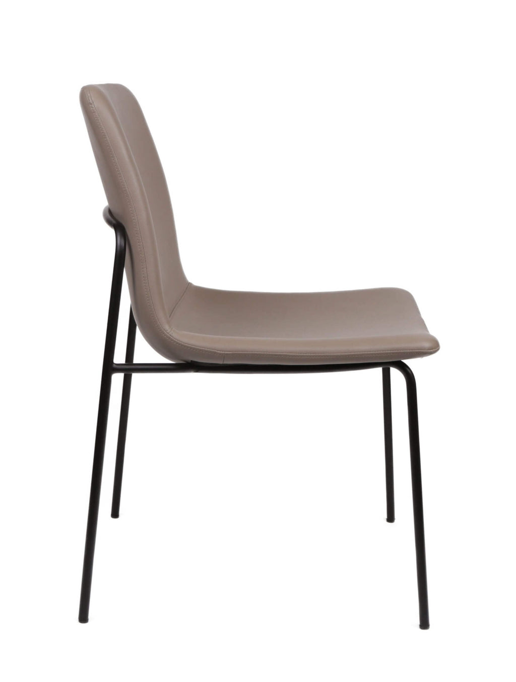 FURNISHINGS MATE LUCA CHAIR (SET OF TWO) TAUPE DC-613-LT-MB