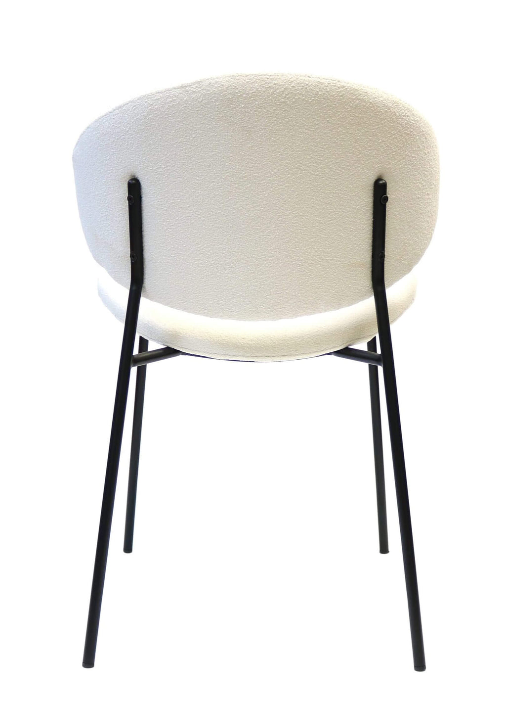 FURNISHINGS MATE LUCILLE CHAIR EGGSHELL SET OF TWO DC 392-EGG-MB
