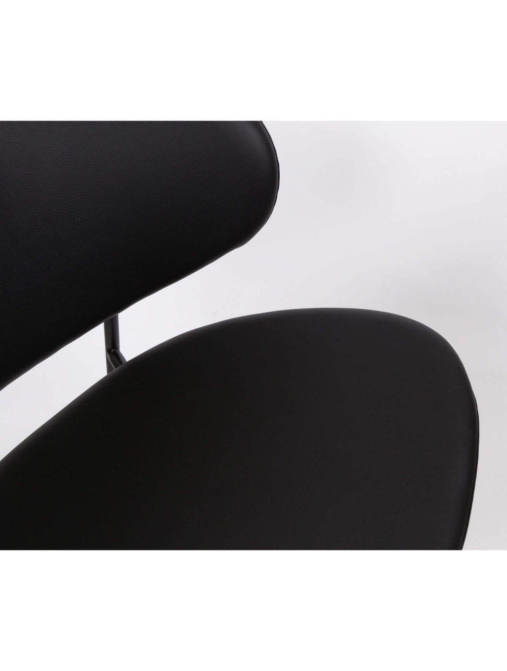 FURNISHINGS MATE LUCILLE CHAIR BLACK SET OF TWO DC 392-BL-MB