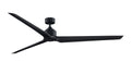FANIMATION TriAire 84" FAN Black MAD8515BLW-84
