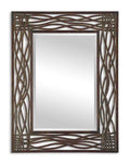 Uttermost Dorigrass Brown Metal Mirror 13707