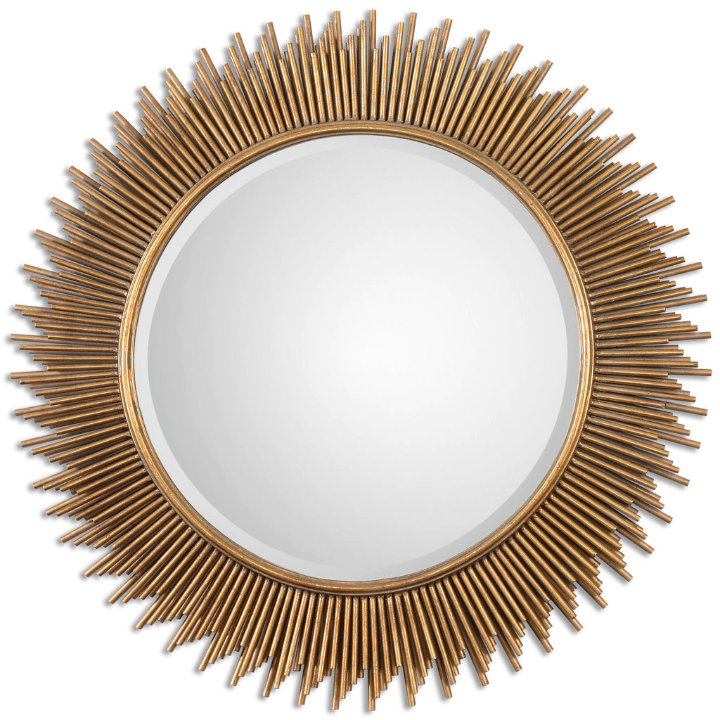 Uttermost Marlo Round Gold Mirror 08137