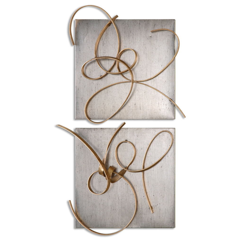 Uttermost Harmony Metal Wall Art S/2 07071