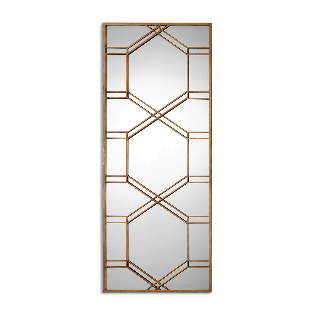 Uttermost Kennis Gold Leaf Leaner Mirror 13922