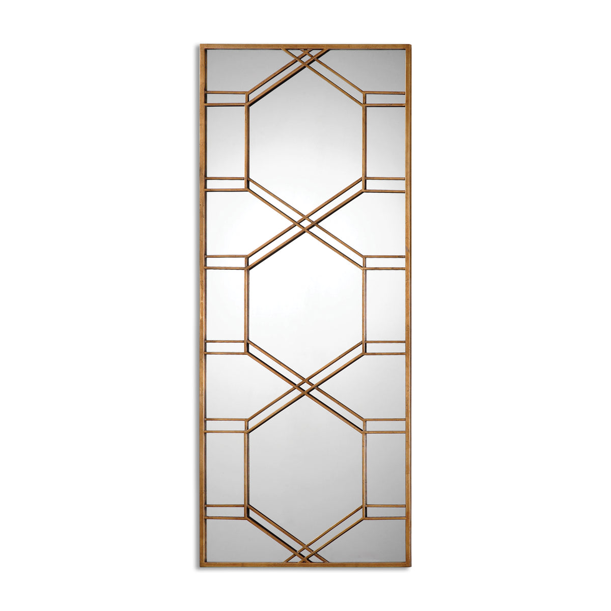 Uttermost Kennis Gold Leaf Leaner Mirror 13922
