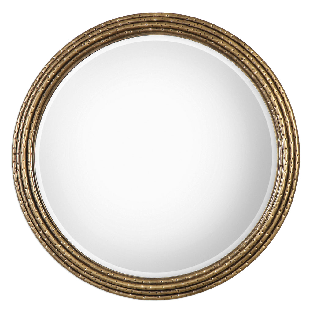 Uttermost Spera Round Gold Mirror 09183