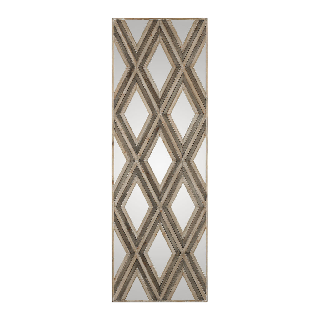 Uttermost Tahira Geometric Argyle Pattern Wall Mirror 04116