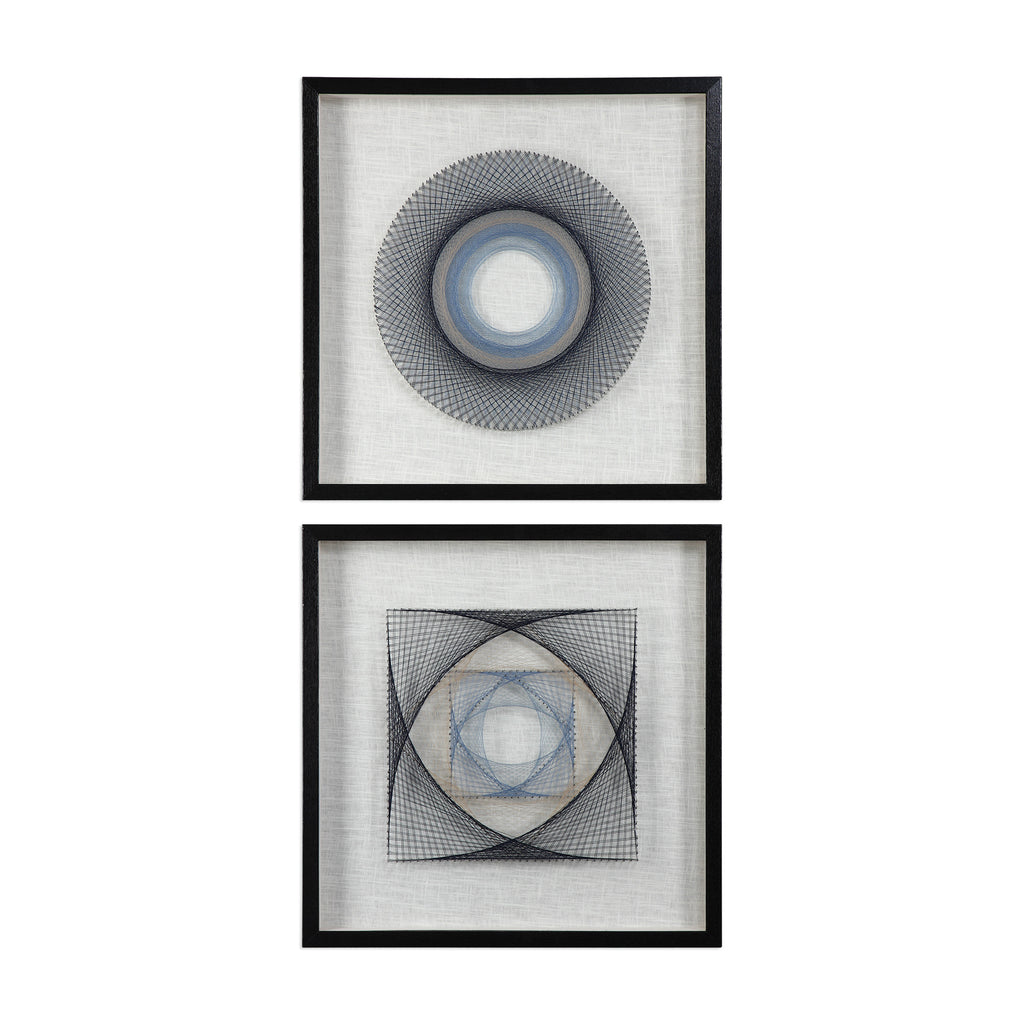 Uttermost String Duet Geometric Art S/2 04111