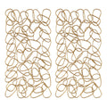 Uttermost In The Loop Gold Wall Art S/2 04124