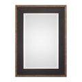 Uttermost Staveley Rustic Black Mirror 09377