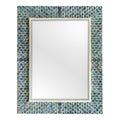 Uttermost Makaria Coastal Blue Mirror 08157