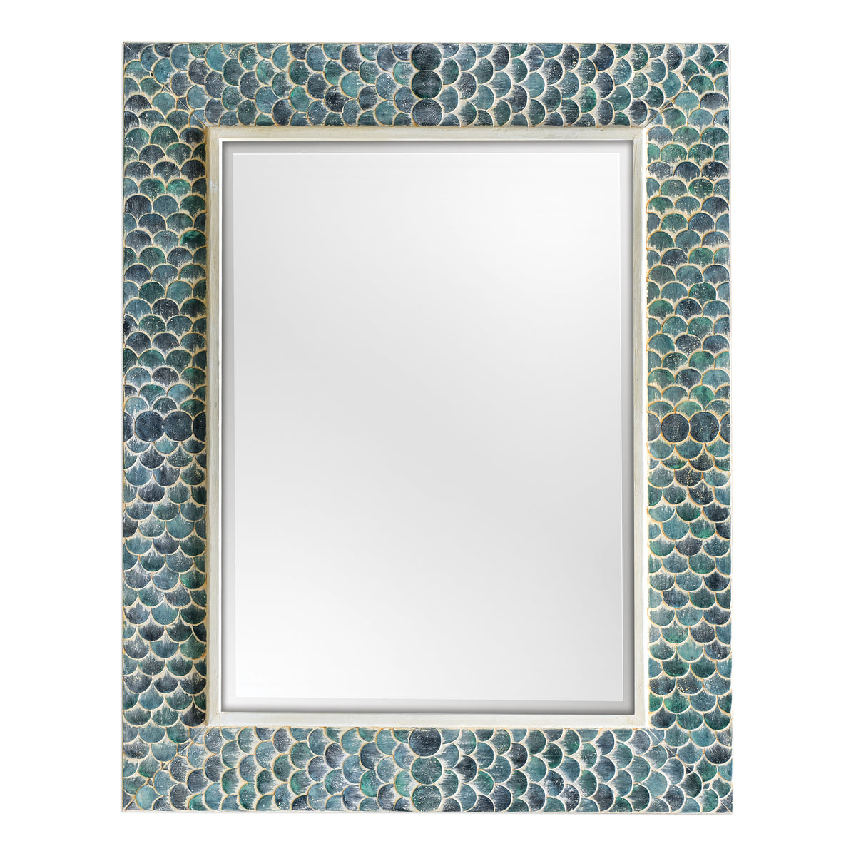 Uttermost Makaria Coastal Blue Mirror 08157