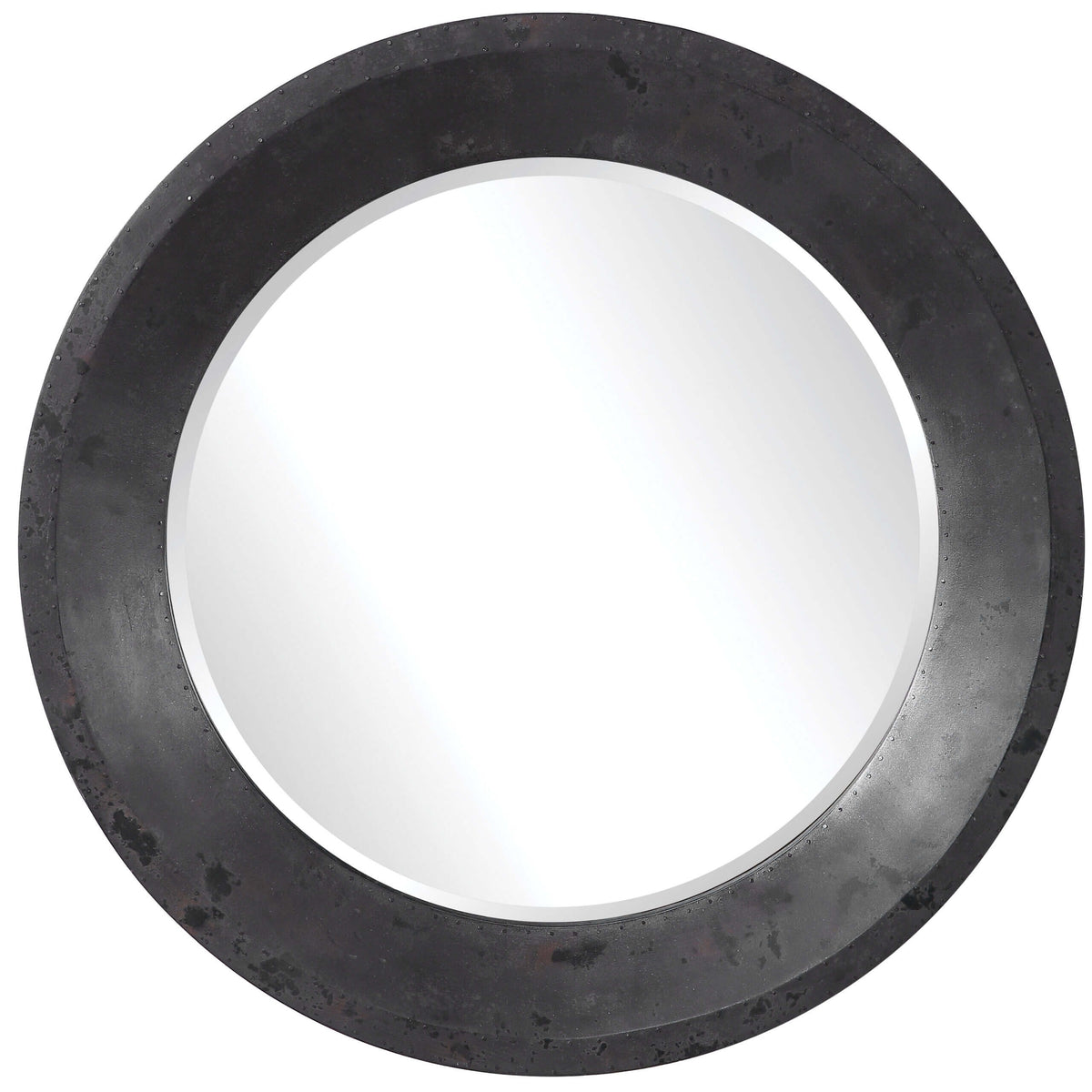 Uttermost Frazier Round Industrial Mirror 09589