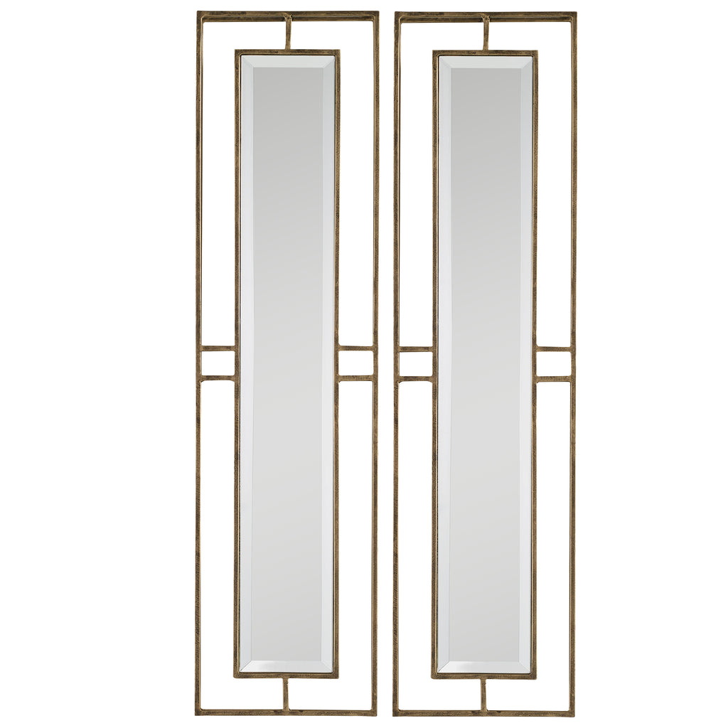 Uttermost Rutledge Gold Mirrors S/2 07082