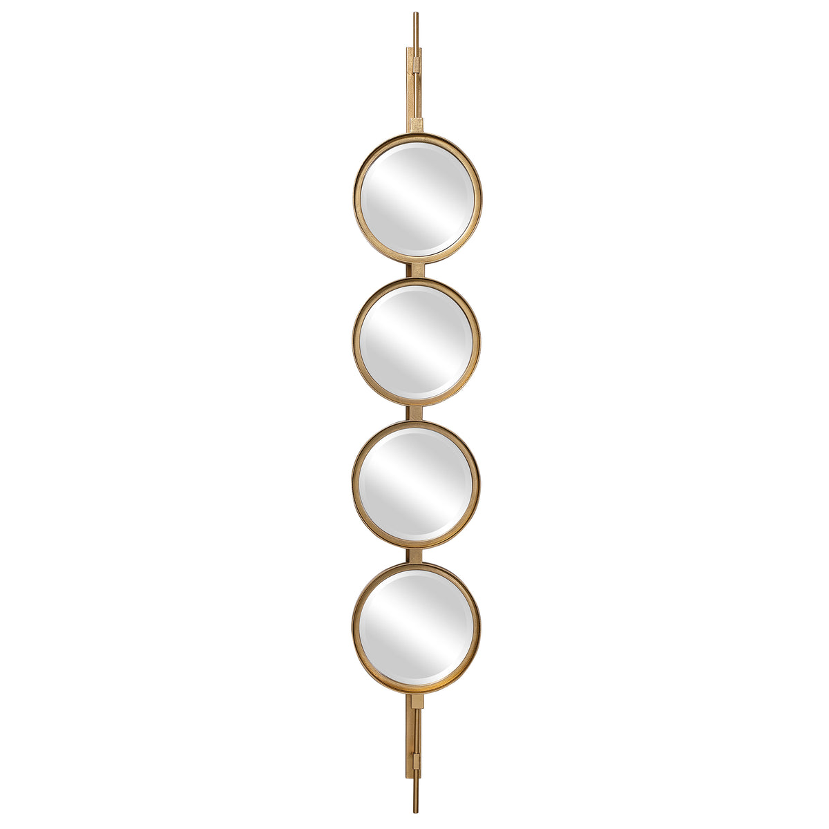 Uttermost Button Gold Mirror 09666