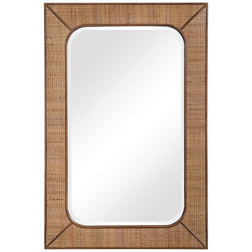 Uttermost Tahiti Rattan Mirror 09687