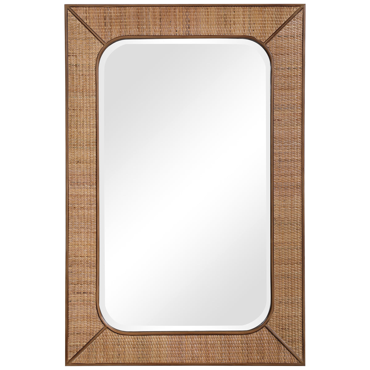 Uttermost Tahiti Rattan Mirror 09687