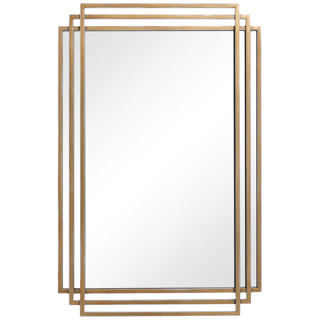 Uttermost Amherst Brushed Gold Mirror 09688